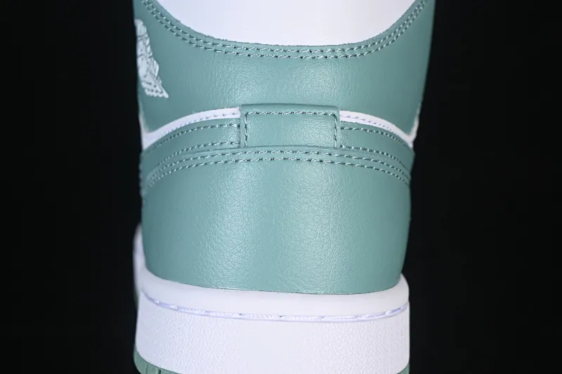 All categories Air Jordan Jordan series basketball shoes Air Jordan 1 Mid G version pure original Air Jordan 1 Mid "Jade Smoke" AJ1 Joe 1 smoke gray jade BQ6472-138